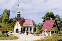 Auhagen 14461 N Dorpskerk met pastorie