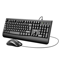AULA AC106 Bedrade toetsenbord muiscombinatie 104 toetsen 1200 DPI toetsenbord muisset voor Windows PC Office Gamers