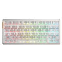 AULA AG75 Hall Effect Gaming Keyboard 82 Toetsen Hot Swappable RGB 8K Polling & 0.001Mm RT Precisie Schok absorberend Al