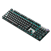 AULA F2088 Air Tri mode Mechanisch Toetsenbord met Knop 104 Toetsen Hot swappable RGB Verlichting 3000mAh Oplaadbaar 2.4