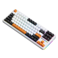 AULA F87 Mechanisch Gaming Toetsenbord Tri mode / Bedraad Gamer Toetsenbord 87 Toetsen Hotswap RGB PBT Pakking Aangepast