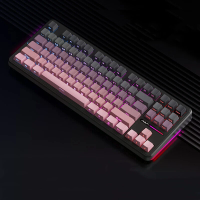 AULA F87 Pro Mechanisch Gamingtoetsenbord 8000mAh Tri mode 87 Toetsen Hotswap RGB PBT Gasket Draadloze Aangepaste Toetse
