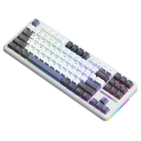 AULA F87 Pro Star Trek Mechanisch Gaming Toetsenbord Tri mode 87 Toetsen Hotswap RGB PBT Afdichting Draadloze Aangepaste