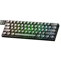 AULA MINI60 Tri mode HE Mechanisch Toetsenbord Magnetische Schakelaar 8+8K/8+1K 0.01Mm RT RGB Achtergrondverlichting 400