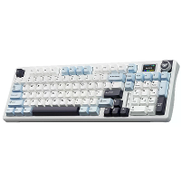 AULA S98 Tri mode mechanisch toetsenbord met LCD scherm en knop Volledig hot swappable toetsen Gasket structuur PBT toet