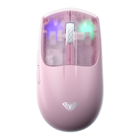 AULA SC560 Tri mode Draadloze Gamer Muis 800 10000DPI RGB bluetooth Muizen Oplaadbaar Ergonomisch voor Kantoor Desktop C