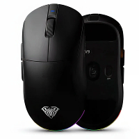 AULA V9 Ultra Tri mode Draadloze Gaming Muis met RGB Licht Dubbele 8K Pollingfrequentie PAW3950 Sensor 42000DPI 55g Lich