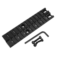 Aurktech Aluminum 20mm (2pcs) 13slots Handguard Side Rail Mount Series Hunting Set