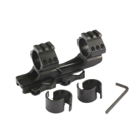 Aurktech Tactical 25.4Mm 30mm Aluminum Alloy Dual Ring Cantilever Mount Quick Cam Locks Adapter