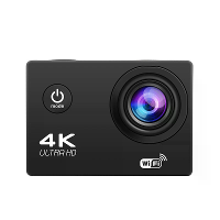 AUSEK 4K 30FPS HD Actiecamera 30M Waterdicht Bescherming Sportcamera Ondersteuning WIFI voor Bergbeklimmen Scubaduiken S