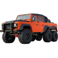 AUSTARHOBBY AXX6 RTR 6X6 1/10 2.4G 6WD RC auto voor Land Rover voor Defender Rock Crawler Off Road Klimtruck Metaal Tand