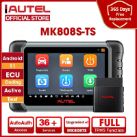 AUTEL MaxiCOM MK808TS Automotive OBD2 Diagnostic Tool Auto Scanner TPMS Service Programmering Sensor en Bluetooth