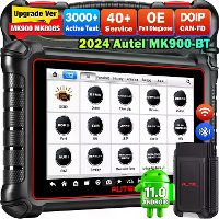 Autel MK900BT MK900 BT Code Reader Diagnostische Scantool CAN FD DOIP OBD2 Scanner Actieve Test Upgrade MK900 MK808S