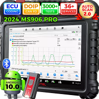 Autel MS906 Pro Scanner MS906PRO Auto Diagnosetool ECU Codering Actieve Test OBD2 Auto Scanner CAN FD DoIP PK MS906S
