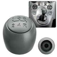 Auto 5 Versnellingspookknop Voor Fiat 500 500c Panda 2003 2012 Grijs