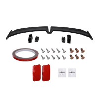 Auto achtervleugel bumper spoiler GT 58 inch universele auto bagageruim decoratieve strip zonder geperforeerde spoiler
