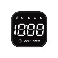 Auto HUD Head up Display Auto GPS Universele Multifunctionele Snelheidsmeter Kompas HD Slimme Weergave USB Oplaadbaar
