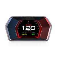 Auto HUD Meter Head up Display OBD2 GPS Duale Systeem On board Computer Auto Digitale Snelheidsmeter Alarm