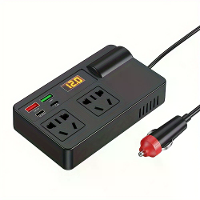 Auto Inverter 12V 24V naar 220V Multifunctionele Stopcontact Mobiele Telefoonoplader 120W Auto Voedingsomvormer met Slim