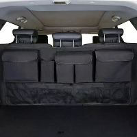 Auto Kofferbak Organizer Oxford Stof Rugleuning Opslagzak Multifunctionele Net Hangzak Autoschseat Rughangende Opslagzak