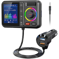 Auto MP3 Bluetooth Speler Grote Scherm Kaart USB Bluetooth FM Transmitter voor Handsfree Rijden Auto Oplader Compatibel