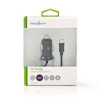 Auto oplader vaste kabel met micro USB 2.4A