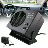 Auto verwarming ventilator 12V draagbare keramische verwarming koeling eenheid 150W 300W verstelbare steun compact ontwe