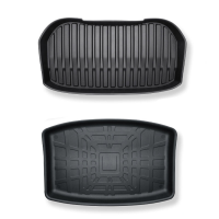 Auto Voor  / Achterbakmatten Armsteun Box Lagere Pad Mat / Centrale Console Lagere Pad voor Tesla Model 3 Vernieuwde Ver