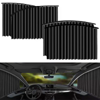 Auto Zonne Scherm Raam ZonScherm Gordijn Zonwering Voorruit Zonnescherm Verstelbaar Opvouwbaar Auto Styling