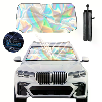 Auto Zonnescherm Laser Parasol Voorruit Zonnekap Kleurrijk UPF 200 Plus Vouwbaar Voorruit ZonnenschermZonnebescherming