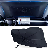 Auto zonnescherm parasol voorruit uitschuifbare zonbescherming warmte isolatie auto parasol zijscherm zonnescherm 360° d
