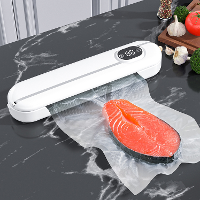 Automatische Vacuüm Seal Machine Keuken Vacuüm Seal Apparaat Huishoudelijke Voedselzak Houd Voedsel Vers Met 10 Stuks Ve