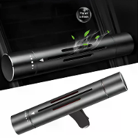 Automobile Luchtuitlaat Incense Burner Aluminium Legering Auto Luchtverfrisser met Harde Aromatherapie Kern Meerdere Geu