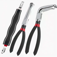 Automotive Disconnect Pliers Set Betrouwbare Koolstofstaal Compact Connector Verwijderingsgereedschap voor Motoronderhou