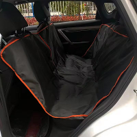 Autostoelhoes huisdier pad opvouwbaar waterdicht anti vuil met rits hondenautostoelhoes voor achterbank Oxford stof kras
