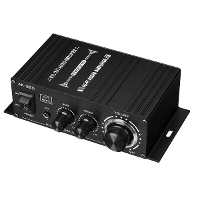 AUTSOME 12V 40Wx2 Vermogensversterker 2.0 Kanaal 90DB Kleine Autoversterker