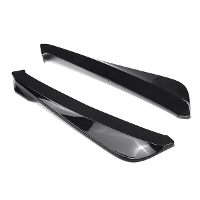 2 Stuks Universele Zwarte Achterbumper Lip Wrap Hoek Splitters