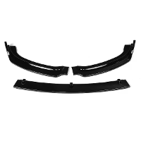 Voorspoilerlip splijter glanzend zwart voor BMW 3 serie F30 F35 2016 2019