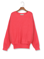 Autumn Loose Candy Colors Irregular Long Sleeve Woolen Sweaters