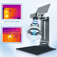 AV TOOLTOP 3D 256*192 Infrarode Thermische Afbeelding 30mm Macro Lens  15°C~+600°C(5°F~+1112°F) Analysator Hoge Definiti