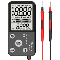 AV TOOLTOP ET8134 4,7 inch groot LCD scherm Smart Echte RMS digitale multimeter Automatisch + handmatige meting Weerstan