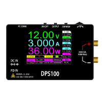 DPS100 DC voeding 2,4 inch HD scherm 100W uitgang Type C DC ingang instelbare spanning en stroom 10 vooraf ingestelde ui