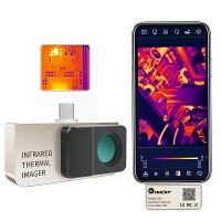 AV TOOLTOP T256S+ Thermische Imager met Macro Lens 256x192 Resolutie 25Hz Beeldsnelheid  15℃ tot 600℃ Breed Temperatuurb