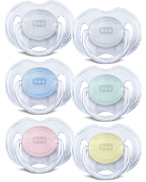 Avent Fopspenen 0 6m Transparant Bpa Vrij 2st