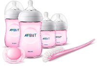 Avent Starterset Natural voor Pasgeborenen Roze
