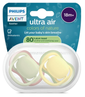 Avent Ultra Air Fopspeen Colors of Nature 18M+