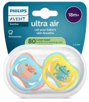 Avent Ultra Air Fopspeen Kikker Aap 18M+