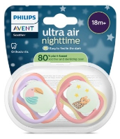 Avent Ultra Air Fopspeen Nacht Toekan 18M+