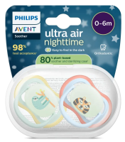 Avent Ultra Air Nighttime Fopspeen 0 6M