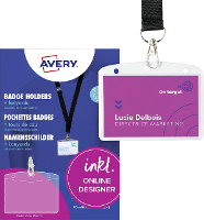 Avery Zweckform 4825 Naamplaatje (b x h) 90 mm x 60 mm 10 stuk(s)